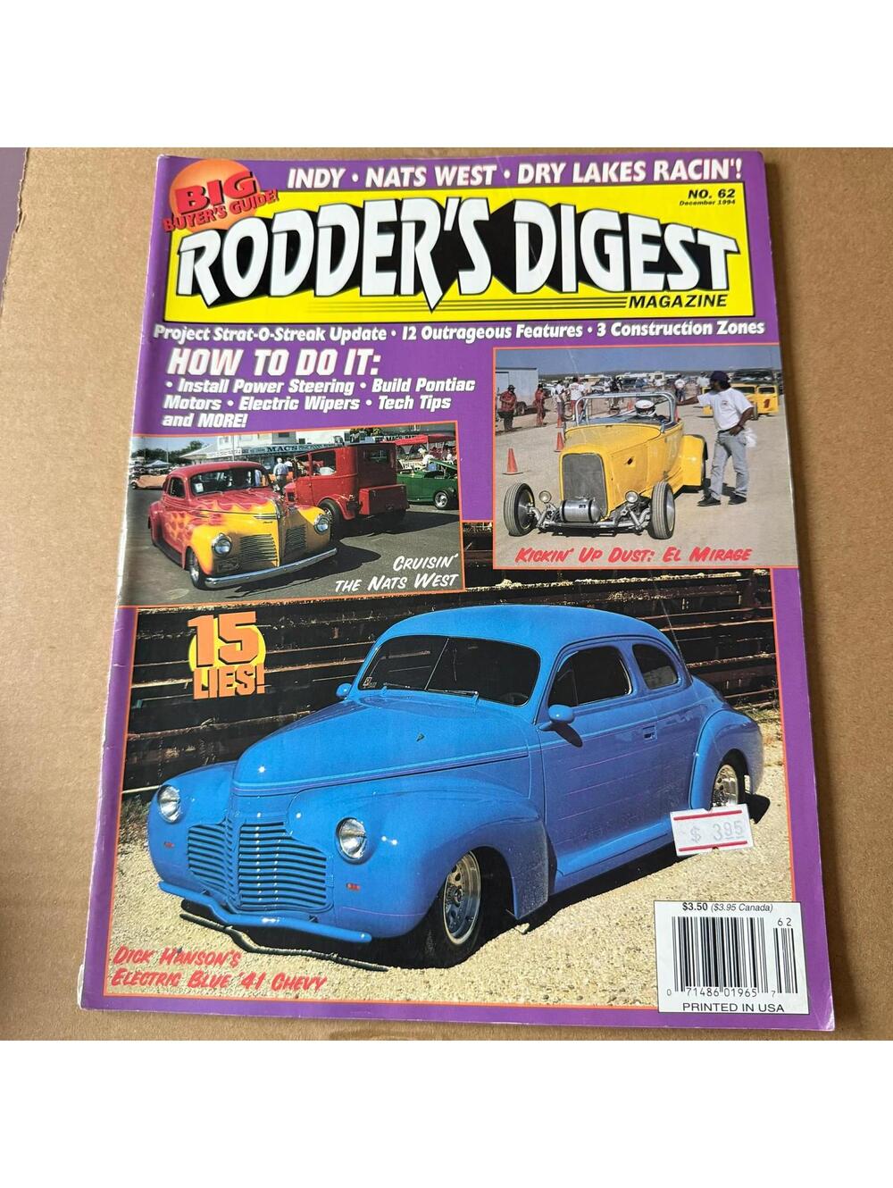 Vintage Hot Rodder Chevy Auto Magazine Custom Rodder B2